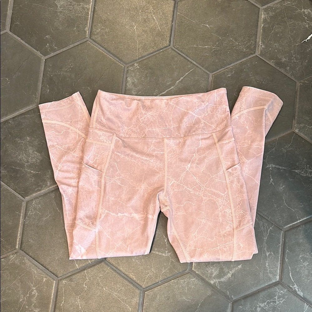 ZYIA Pink Leggings Slim Fit Full Length